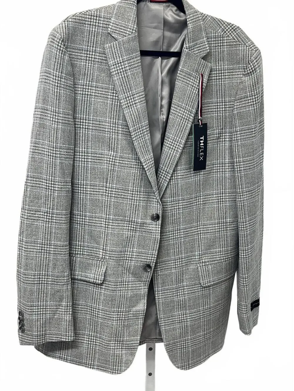 Tommy Hilfiger Mens Conrad Plaid Suit Separate Sportcoat